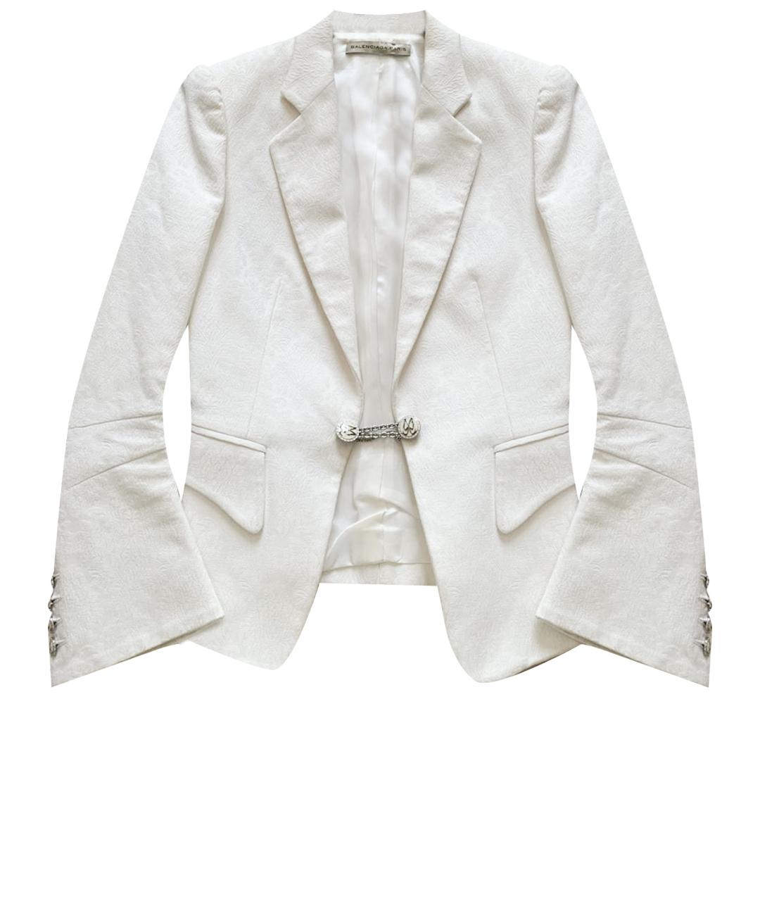 BALENCIAGA Белый жакет/пиджак, фото 1