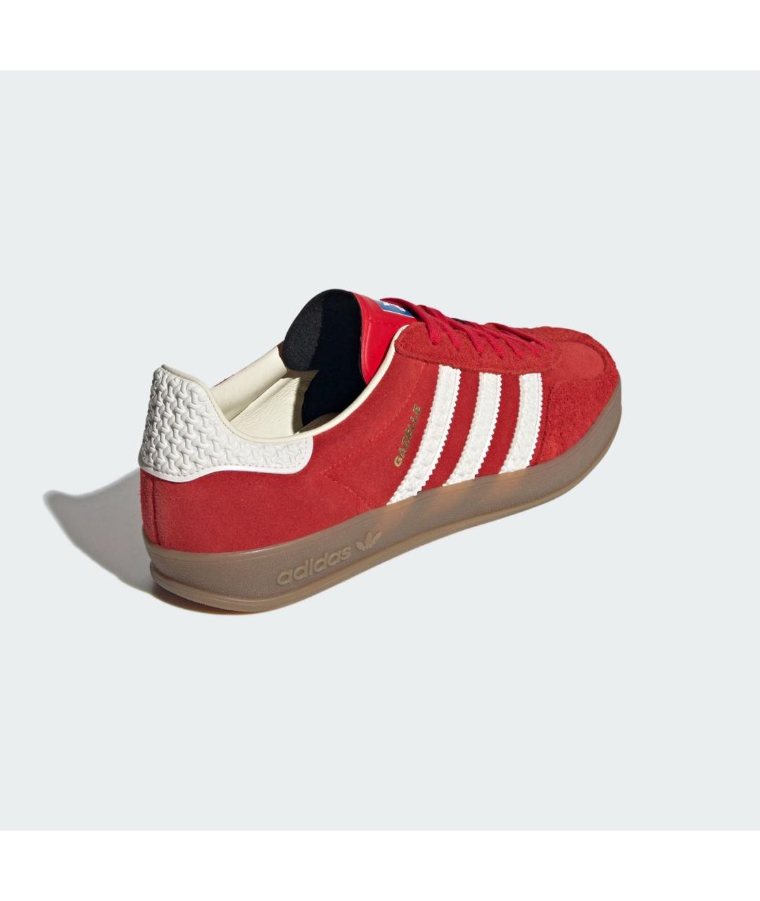 Adidas gazelle red suede online