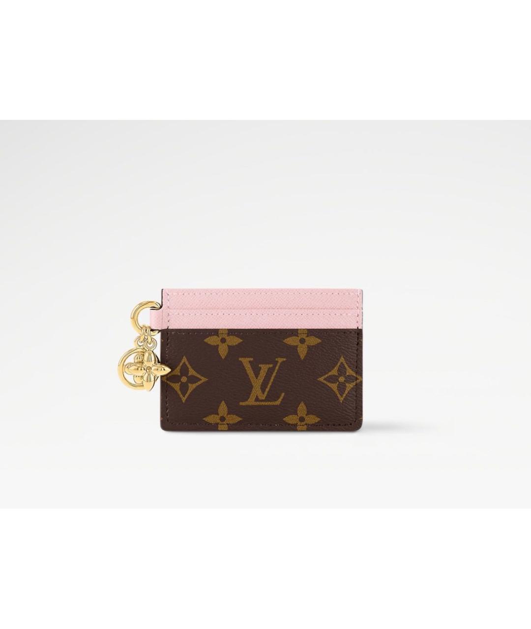 LOUIS VUITTON Коричневый кардхолдер, фото 3