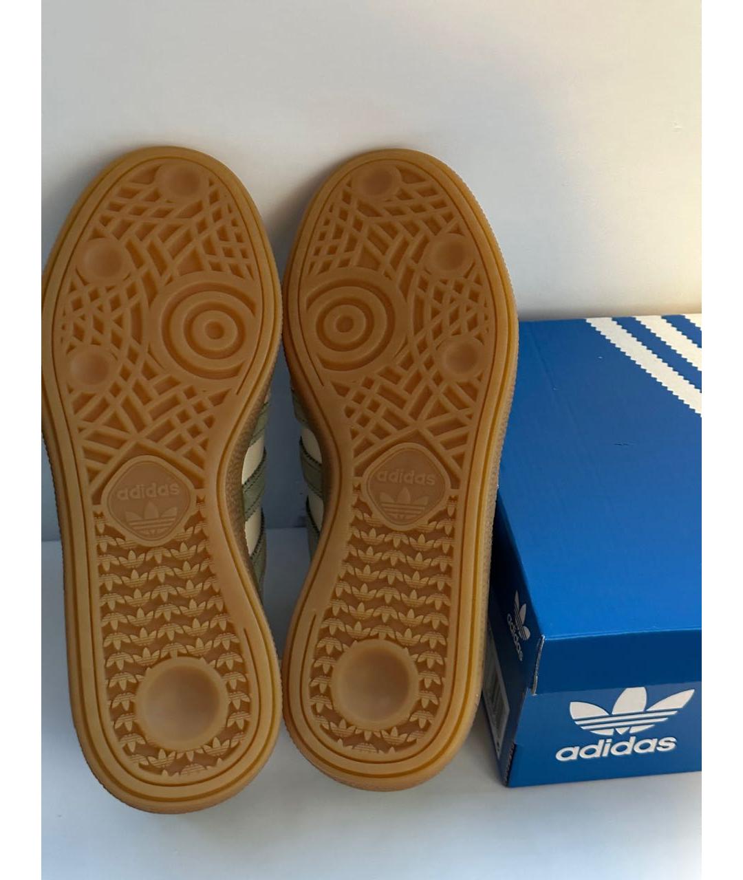 ADIDAS Белые кожаные кеды, фото 6