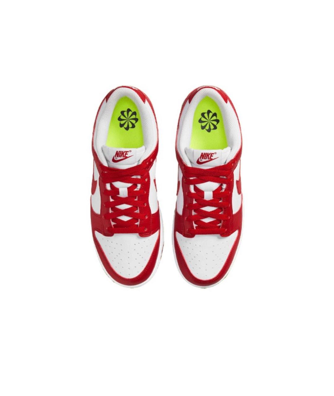 NIKE Красные кожаные кроссовки, фото 3