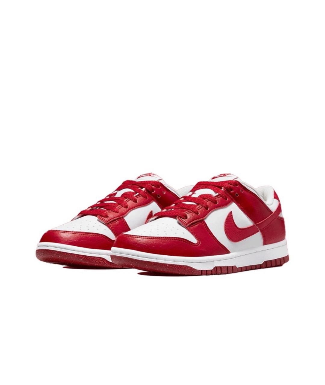 NIKE Красные кожаные кроссовки, фото 2