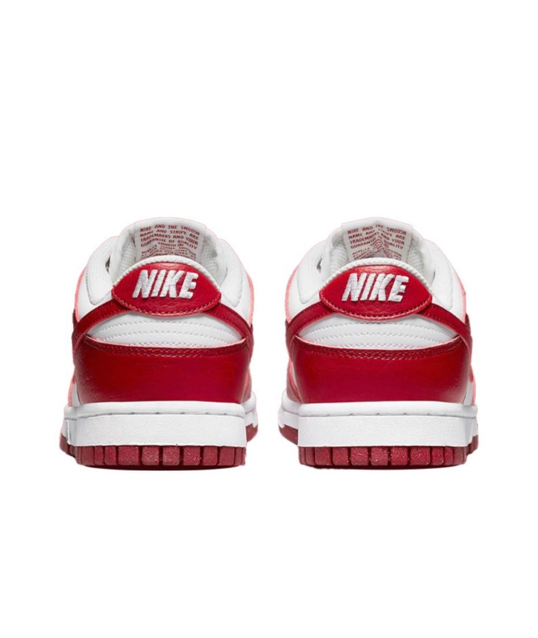 NIKE Красные кожаные кроссовки, фото 4
