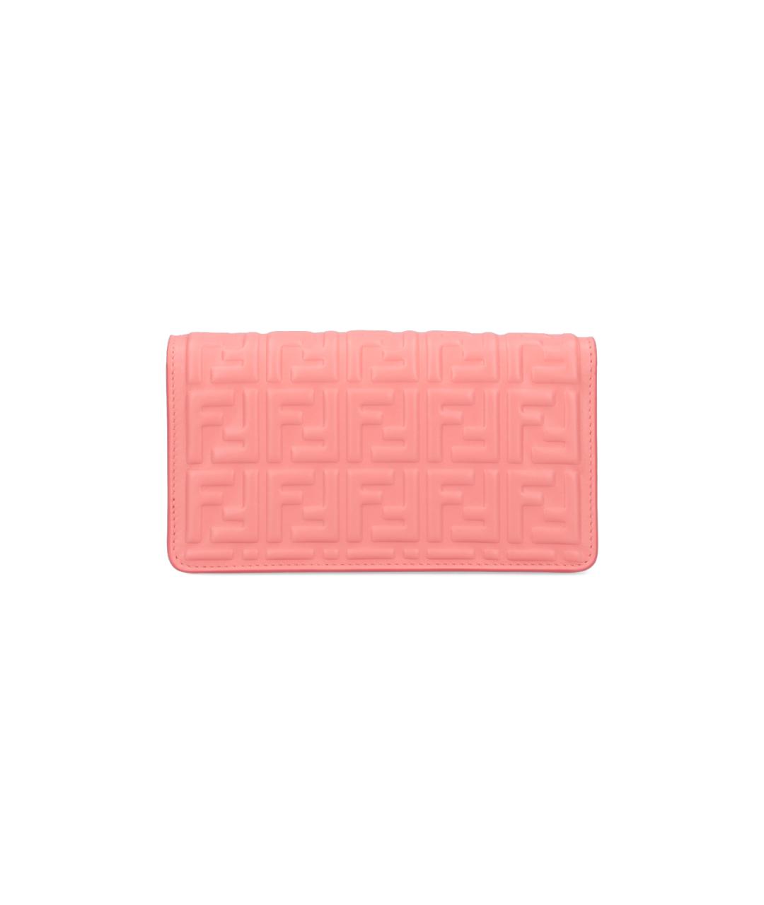 FENDI Розовый кошелек, фото 3