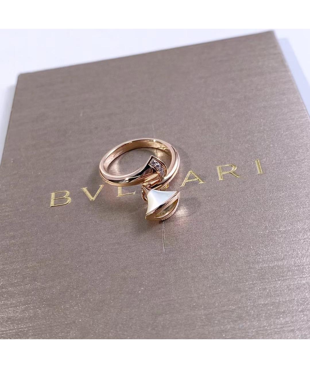 BVLGARI Золотое кольцо из розового золота, фото 3