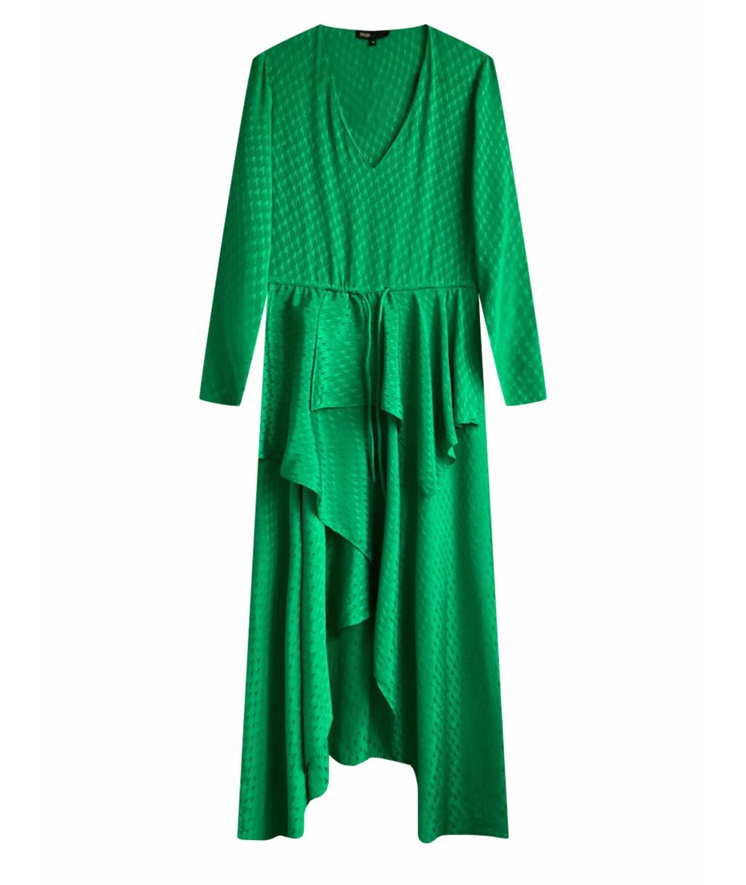 MAJE Зеленые полиэстеровое платье, фото 1