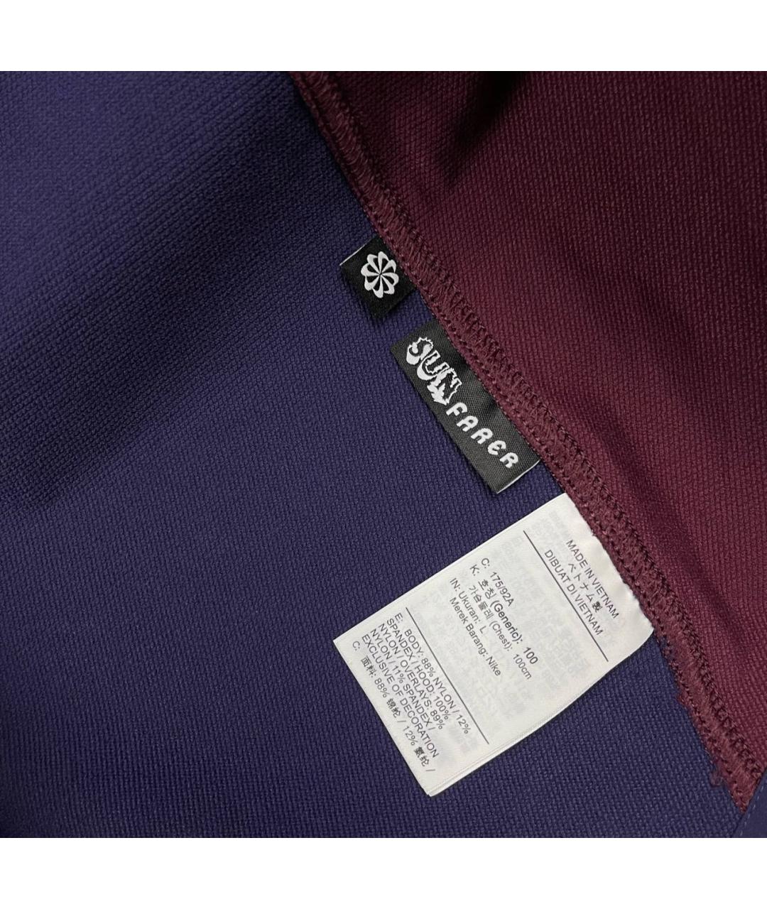 NIKE Фиолетовая синтетическая куртка, фото 6