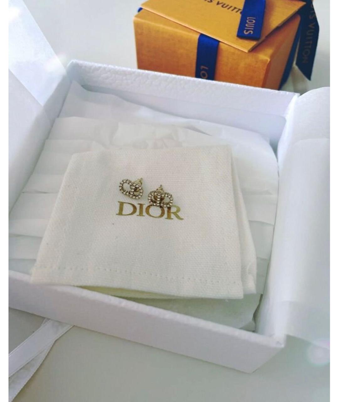 CHRISTIAN DIOR Золотые серьги, фото 2