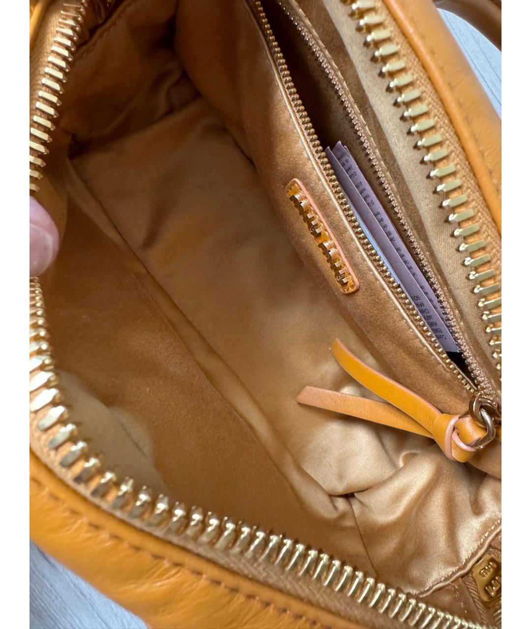 MIU MIU Кожаная сумка с короткими ручками, фото 7