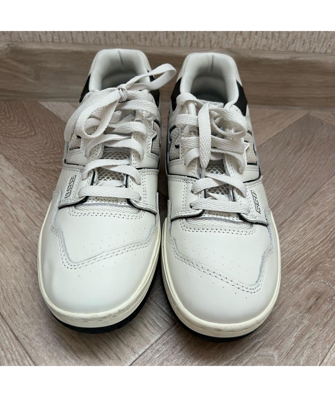 NEW BALANCE Белые кожаные кроссовки, фото 2