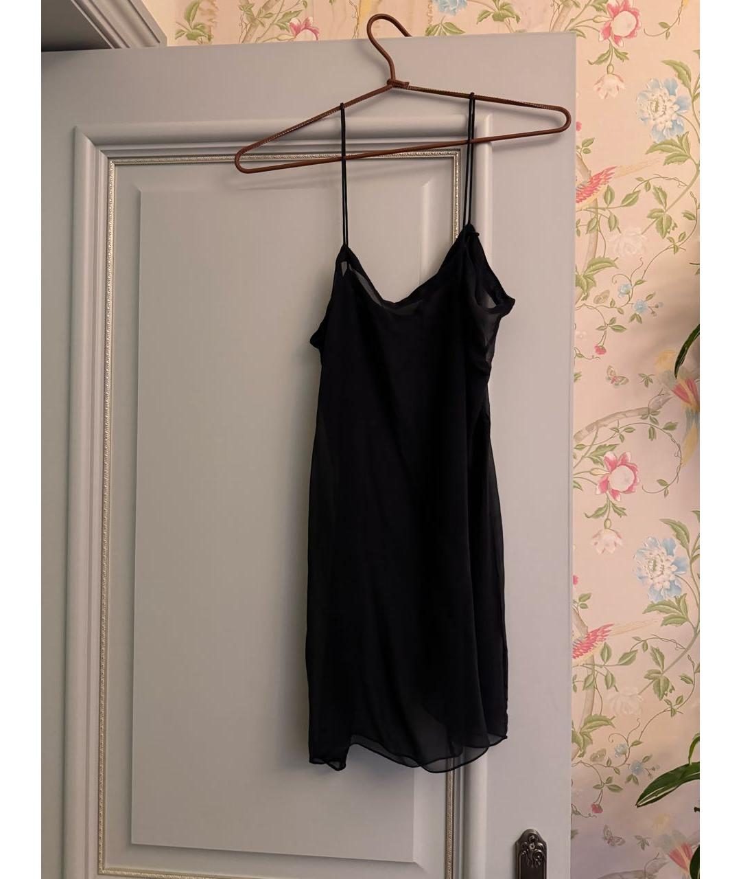 ISABEL MARANT Черное льняное повседневное платье, фото 4