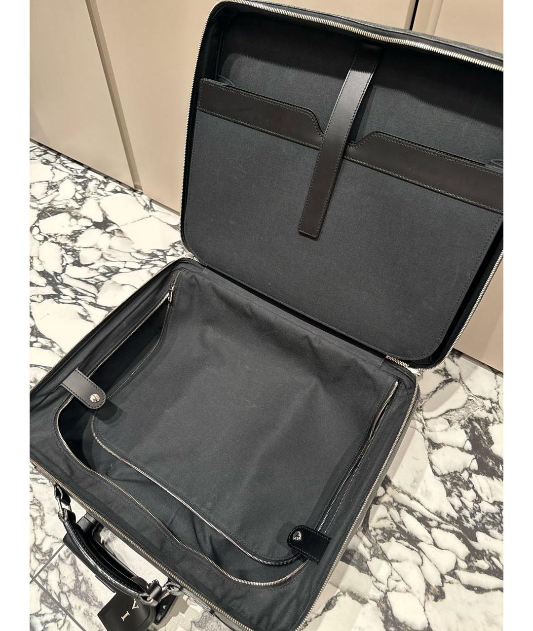 LOUIS VUITTON Серый чемодан, фото 4
