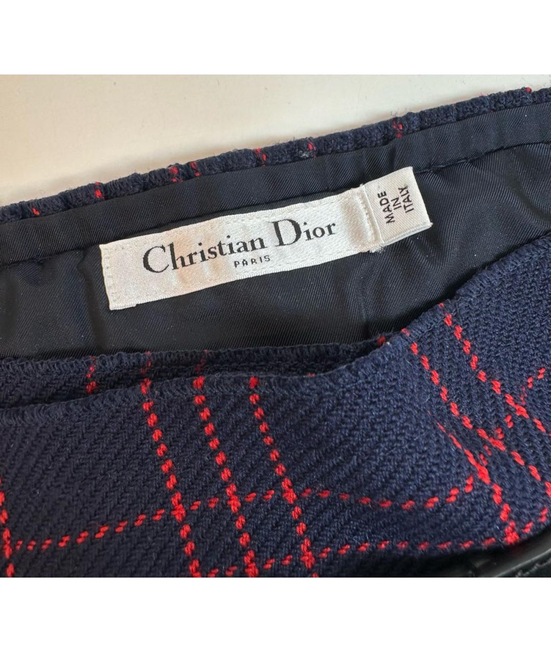 CHRISTIAN DIOR PRE-OWNED Темно-синий костюм с юбками, фото 3