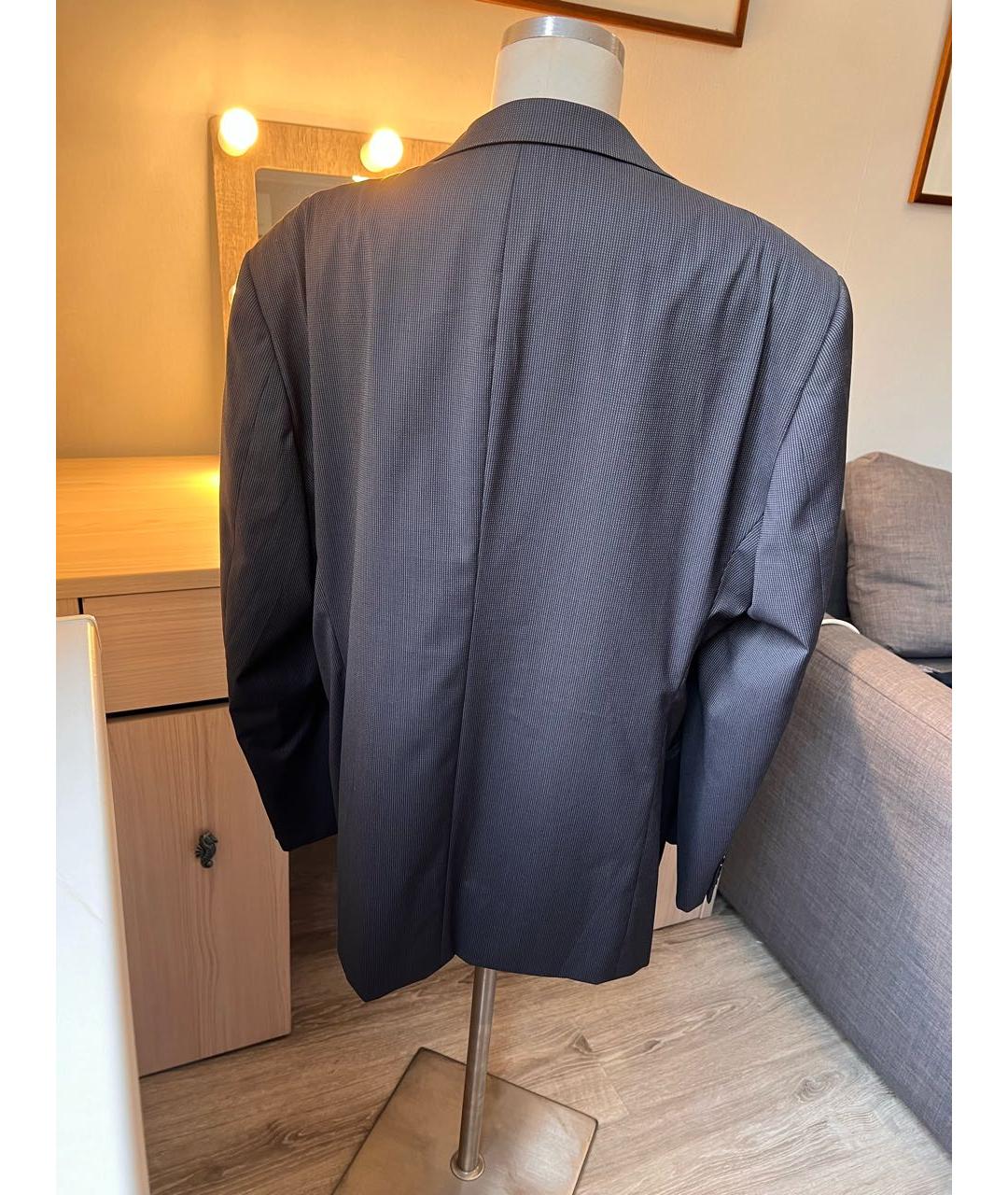 ARMANI COLLEZIONI Антрацитовый шерстяной пиджак, фото 2