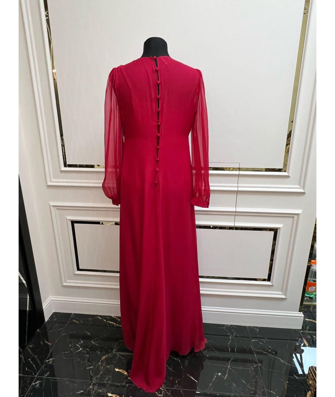 VALENTINO Красное коктейльное платье, фото 3