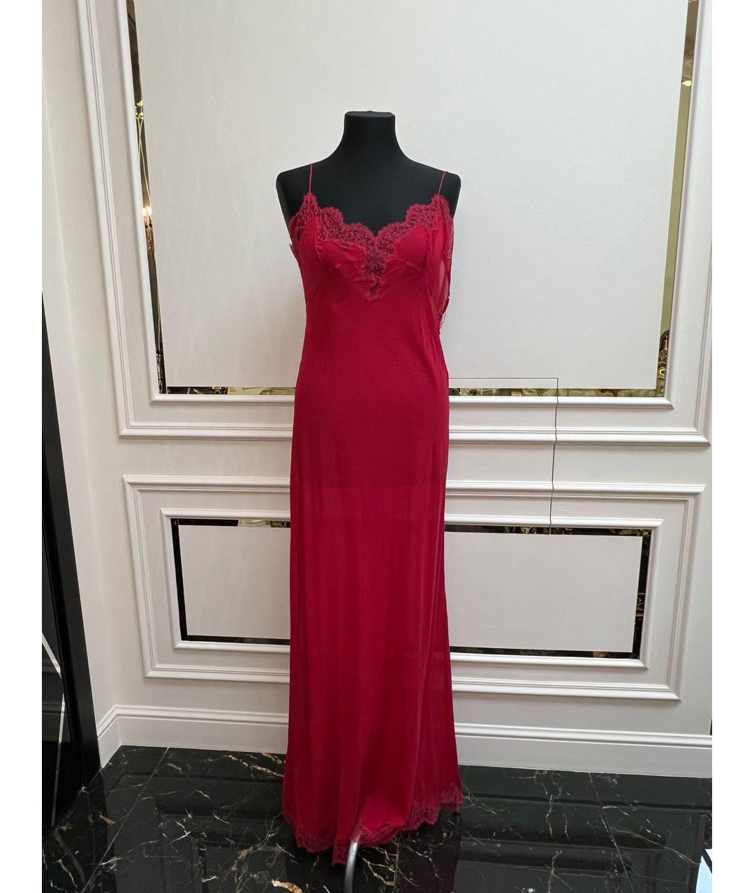 VALENTINO Красное коктейльное платье, фото 5