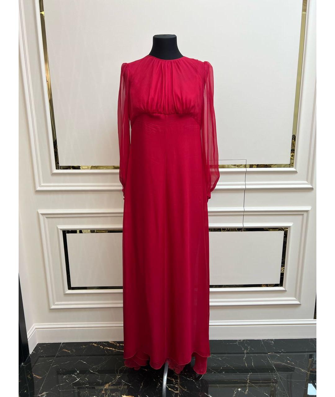 VALENTINO Красное коктейльное платье, фото 2