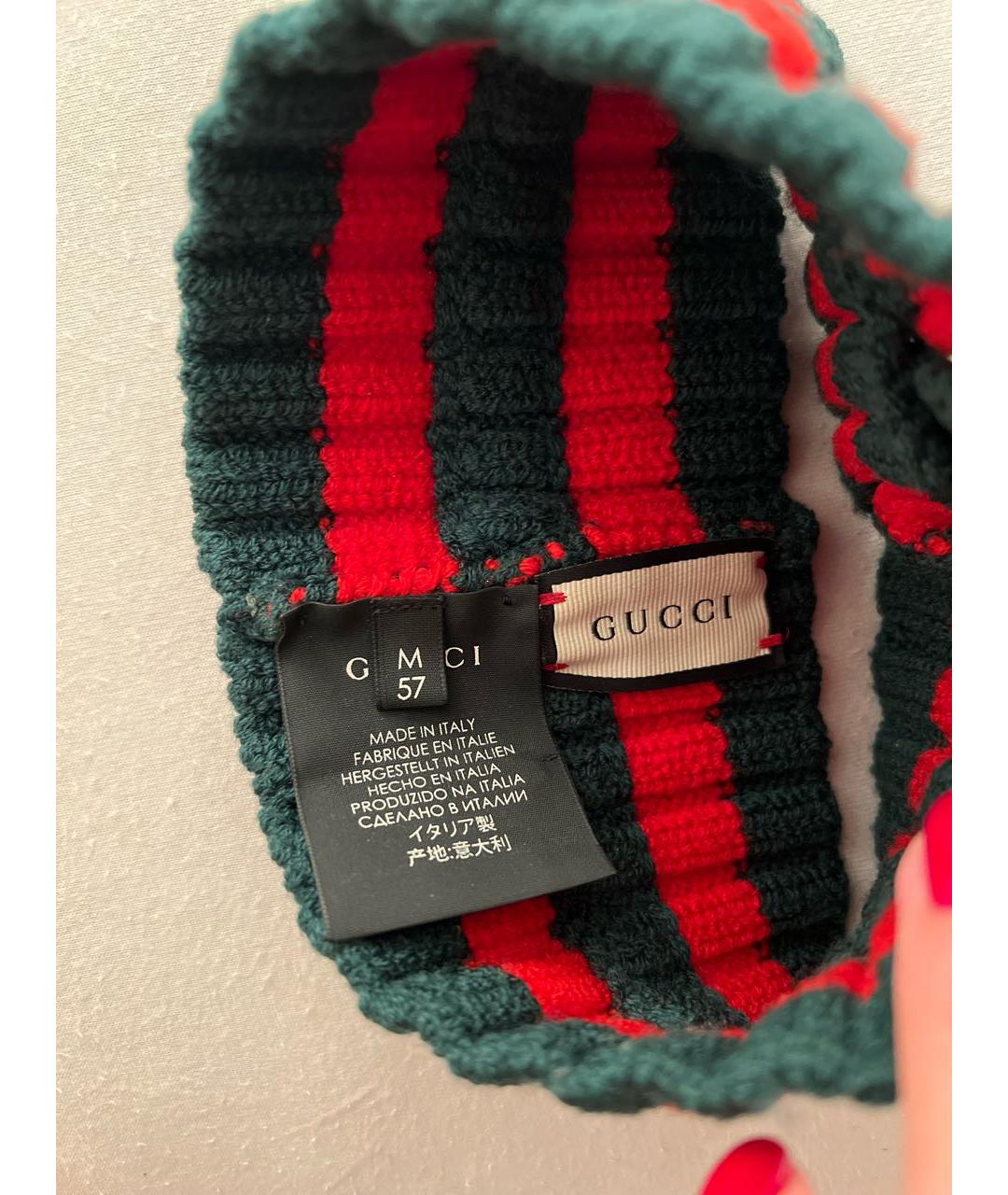 GUCCI Шерстяная повязка на голову, фото 3