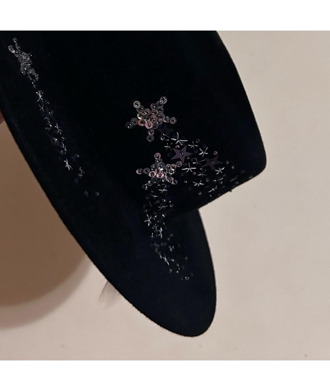 RUSLAN BAGINSKIY Черная кашемировая шляпа, фото 6