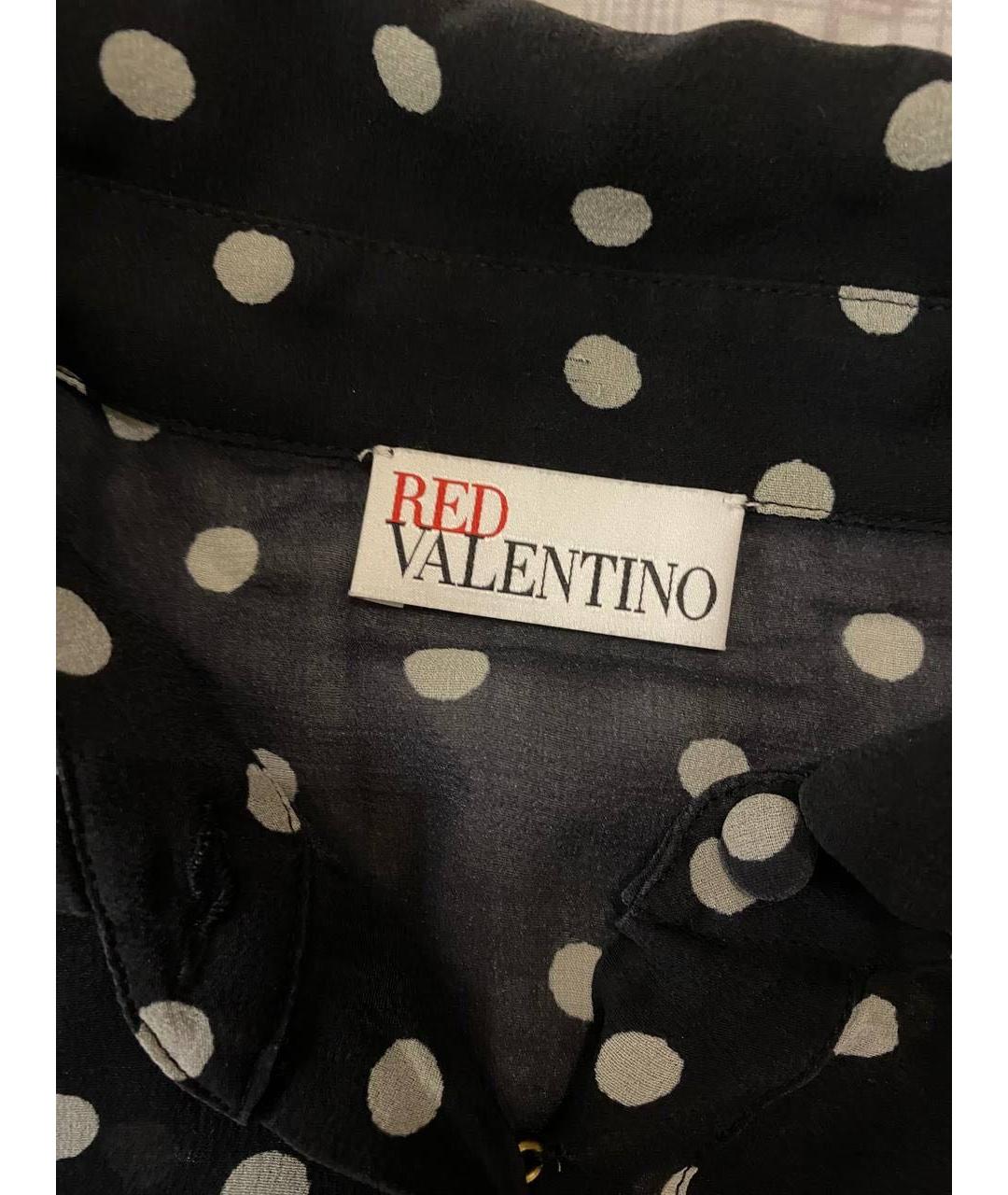 RED VALENTINO Черная блузы, фото 3