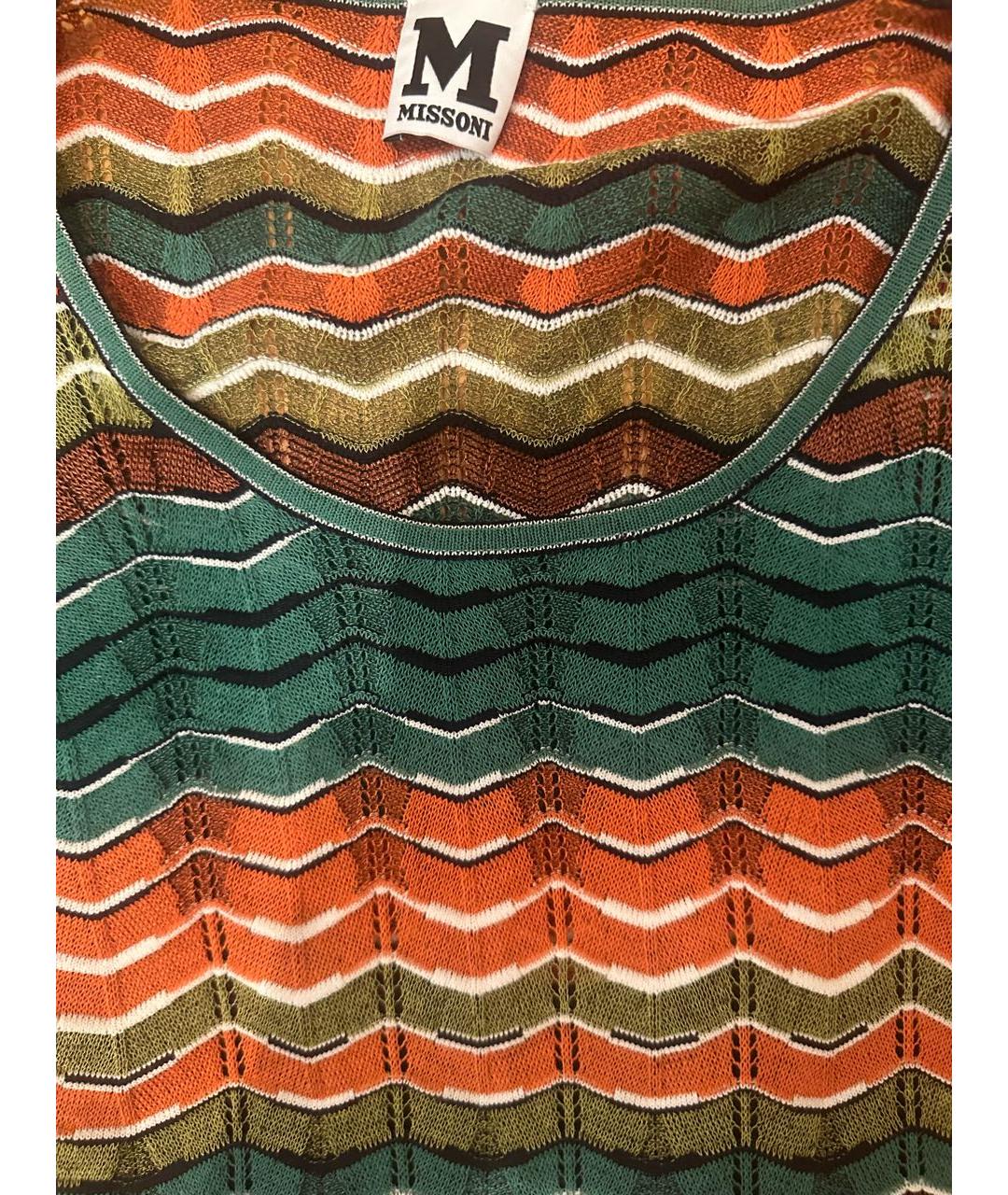 MISSONI Мульти хлопковое платье, фото 3