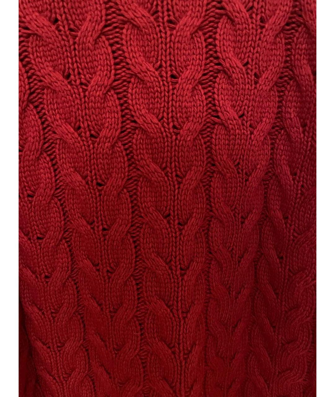 MAX MARA Бордовый шерстяной джемпер / свитер, фото 7
