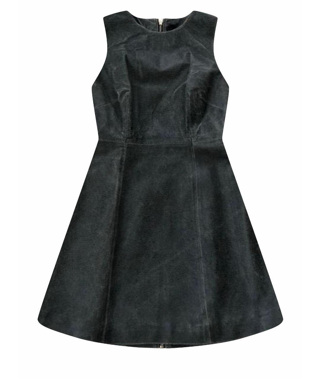 MUUBAA Черное кожаное платье, фото 1