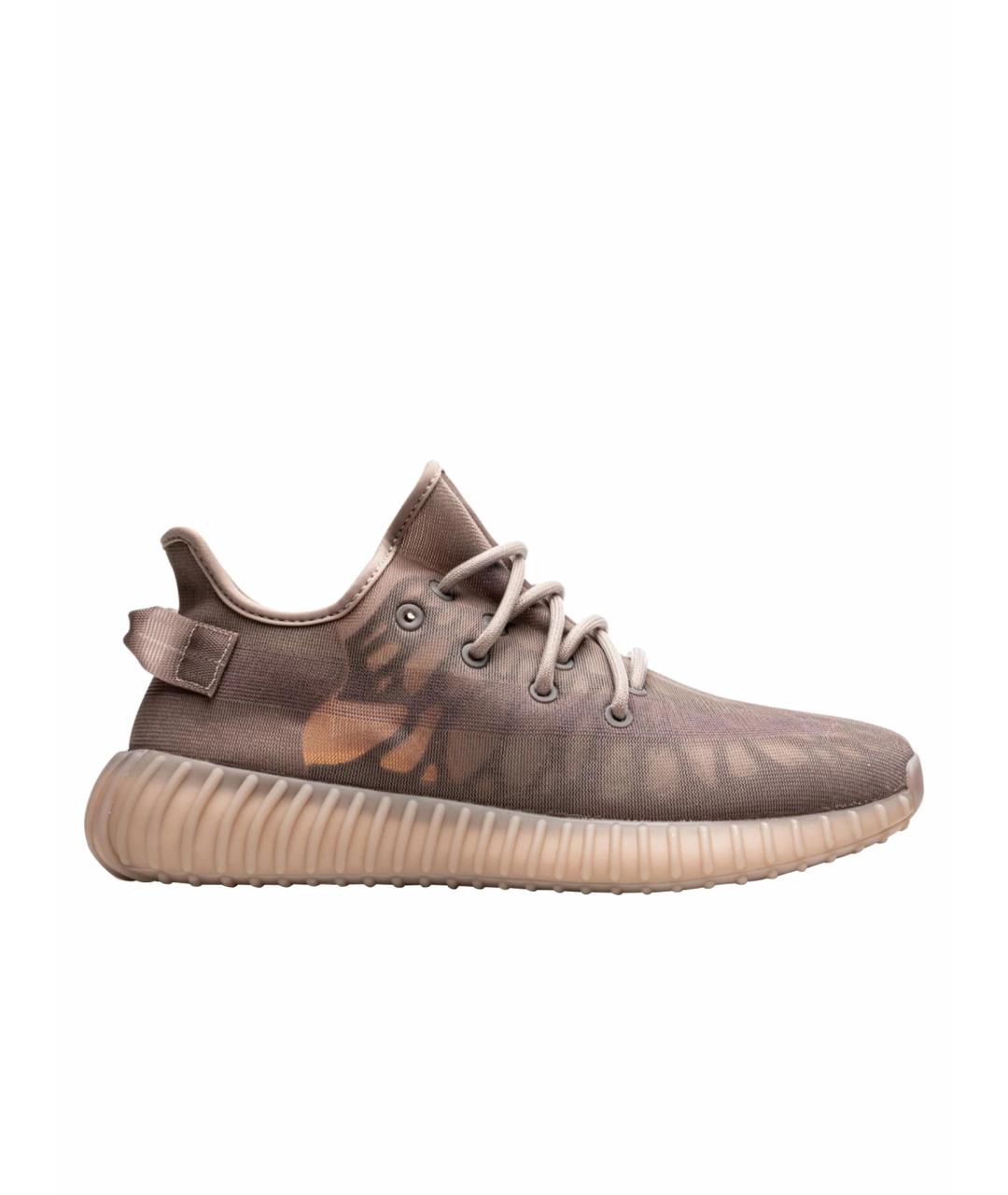 ADIDAS YEEZY Коралловые текстильные низкие кроссовки / кеды, фото 1