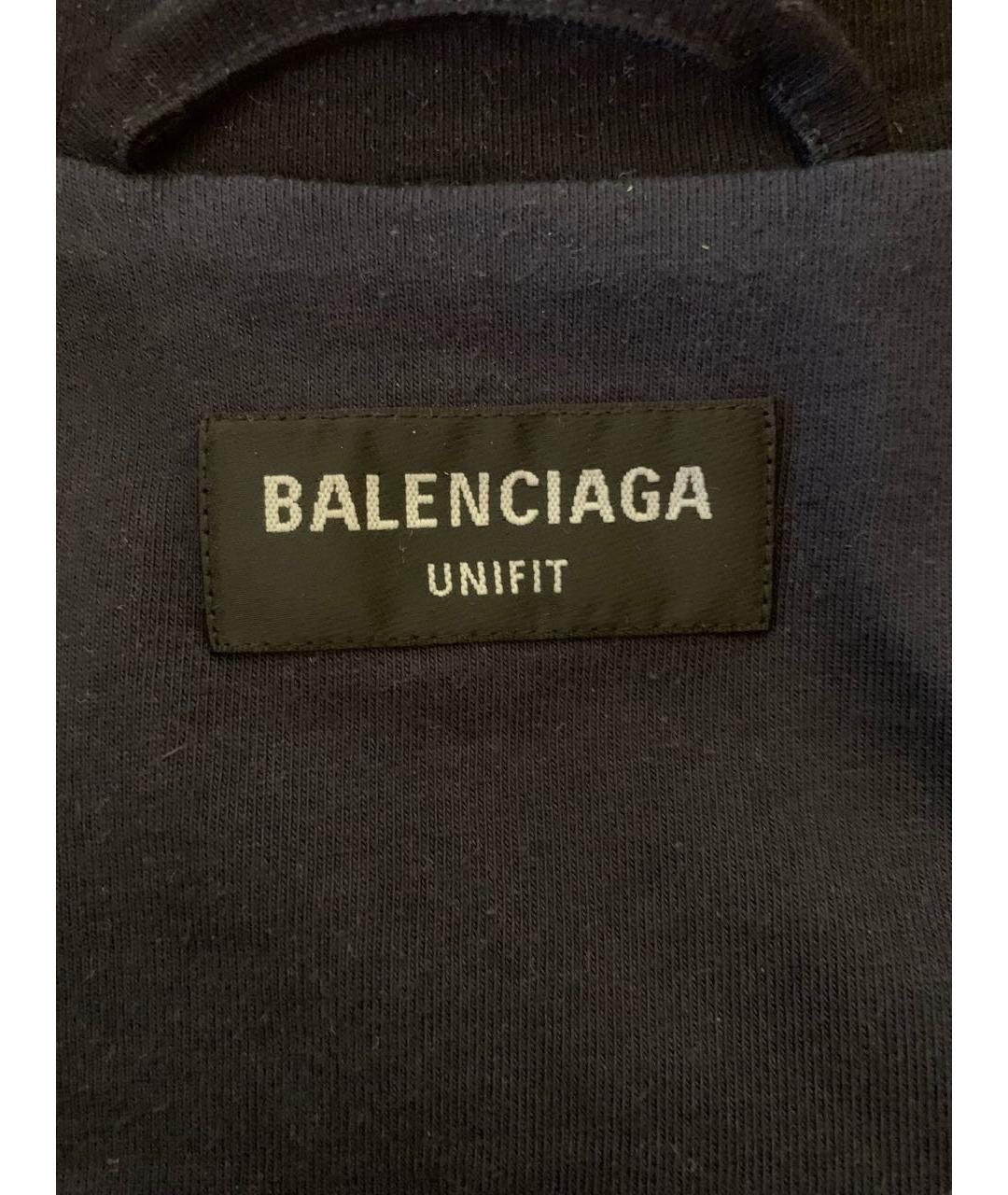 BALENCIAGA Черная хлопковая куртка, фото 3