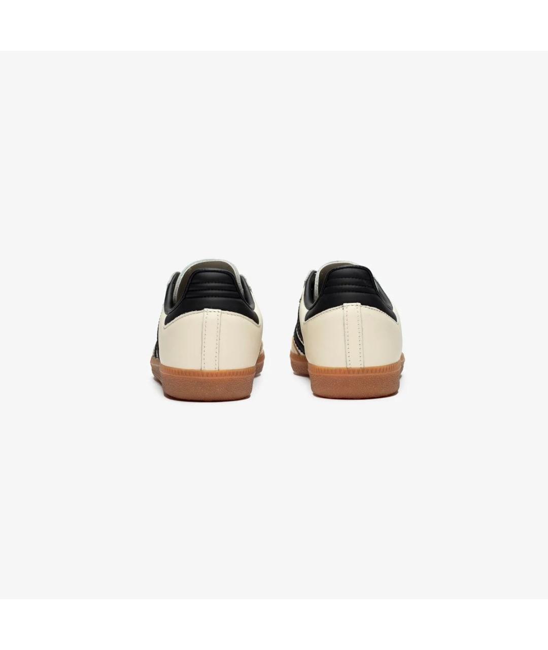 ADIDAS Бежевые кожаные кроссовки, фото 3