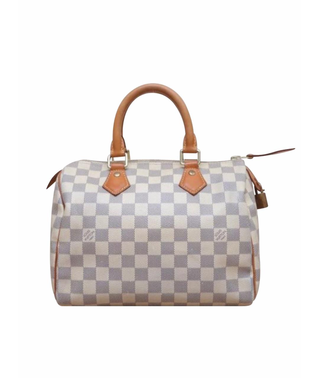 LOUIS VUITTON Бежевая кожаная сумка тоут, фото 1