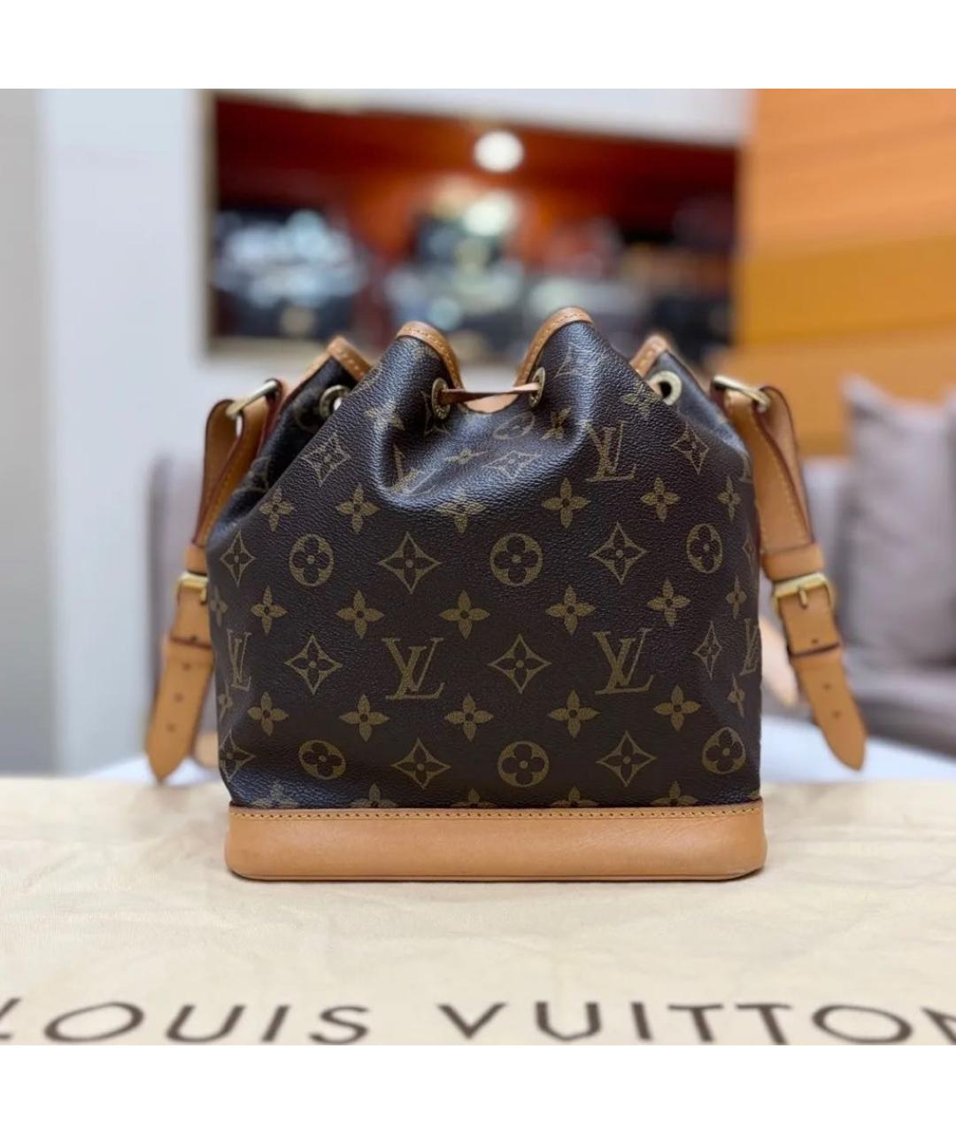 LOUIS VUITTON PRE-OWNED Коричневая сумка через плечо, фото 3