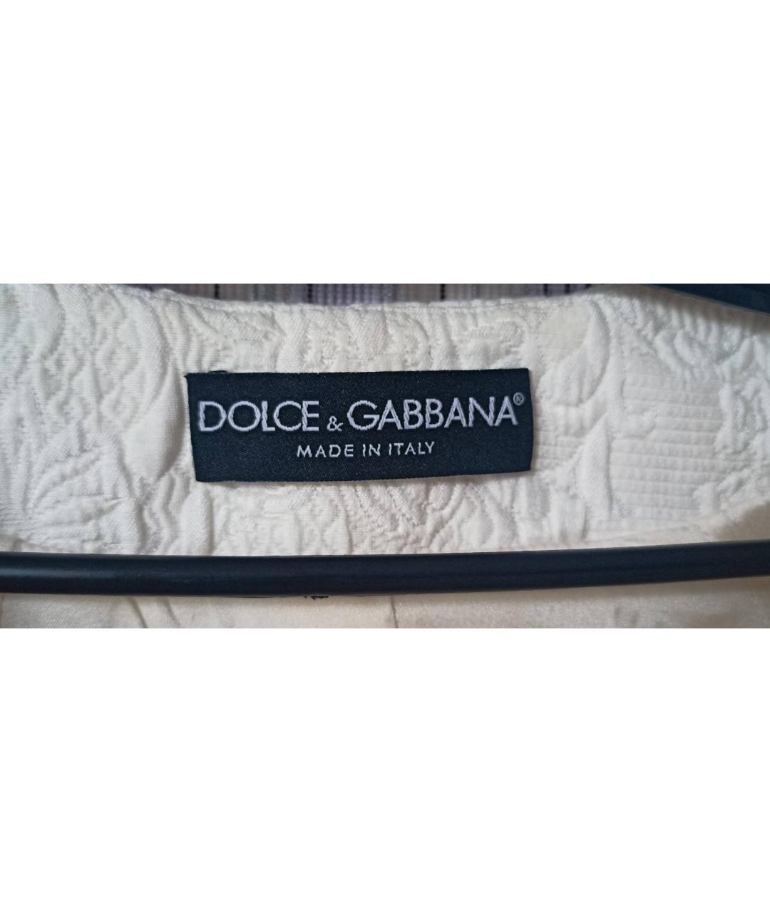 DOLCE&GABBANA Белый костюм с юбками, фото 3