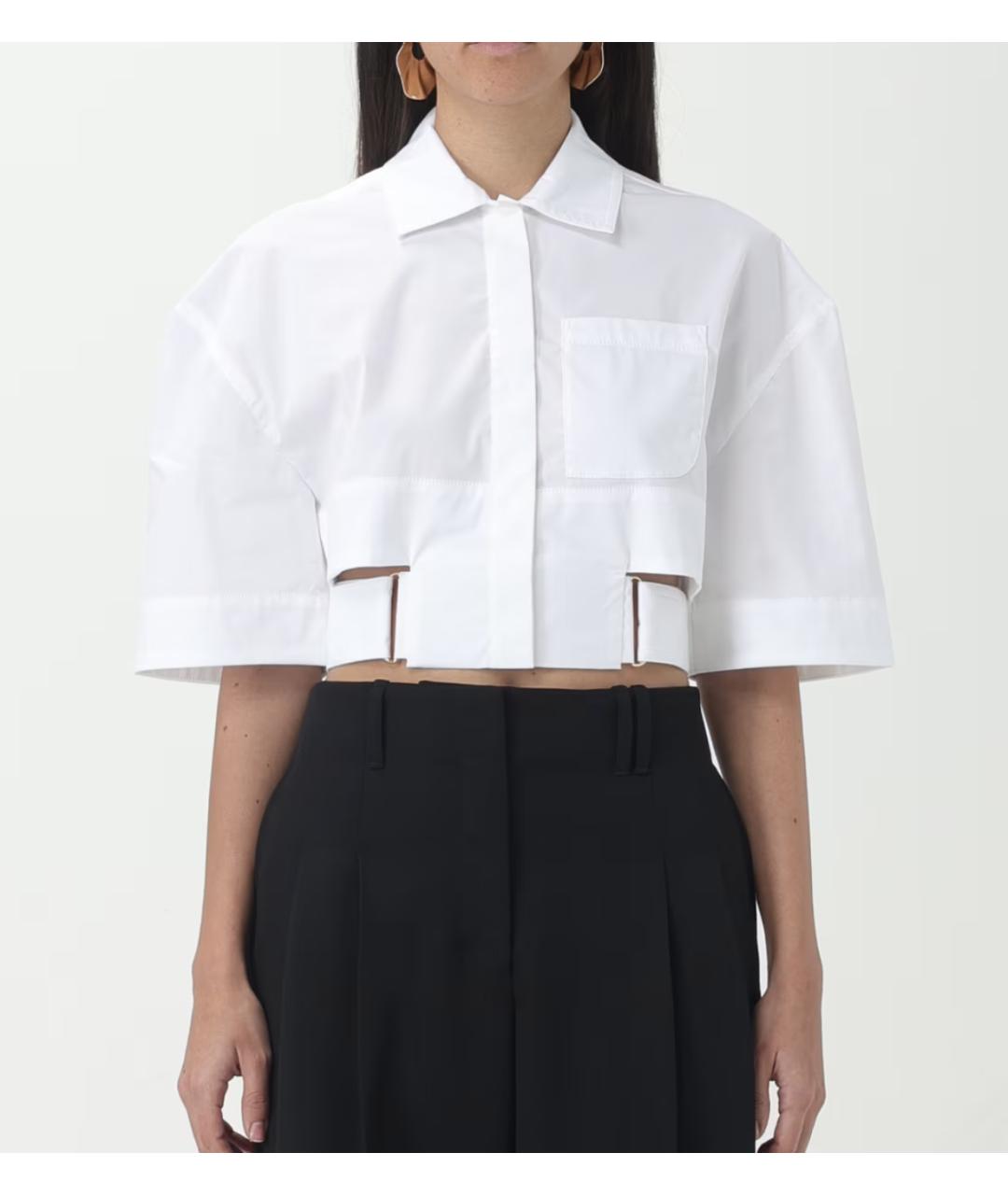 JACQUEMUS Белая рубашка, фото 4
