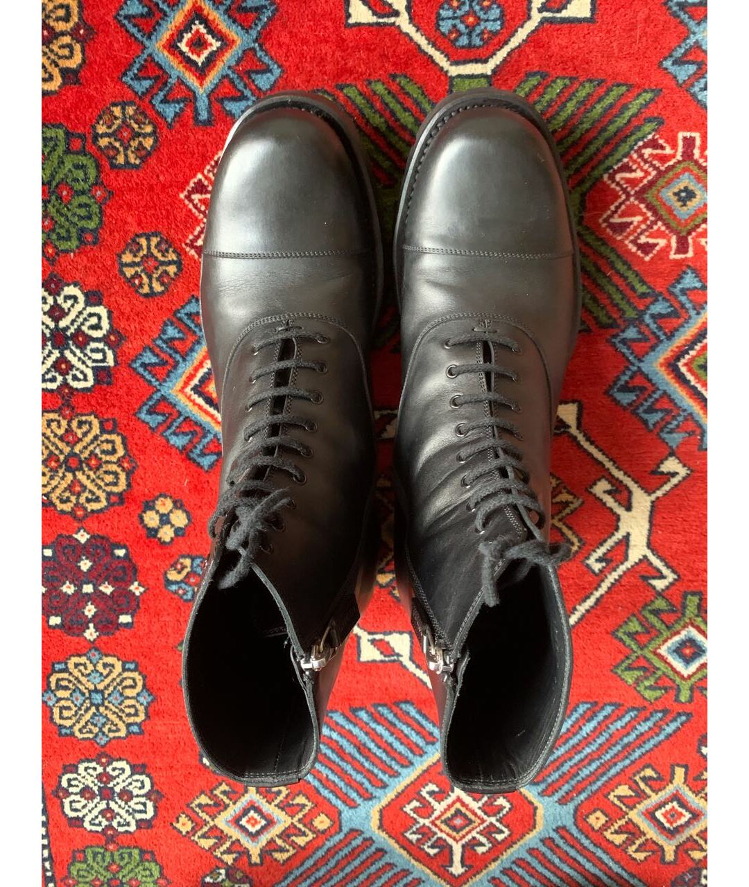 GUCCI Черные кожаные высокие ботинки, фото 4
