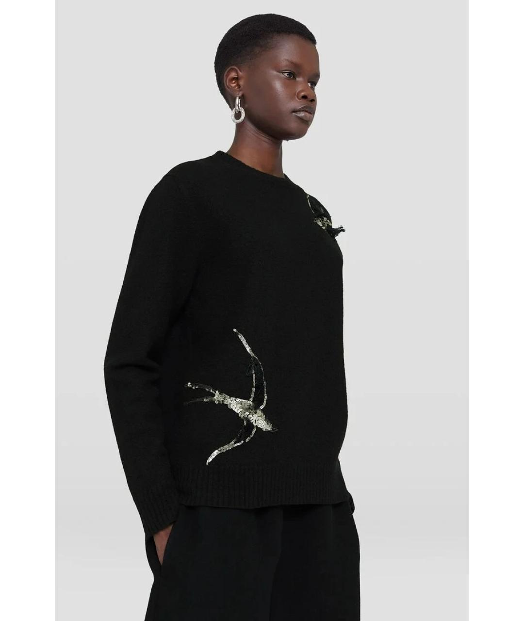 JIL SANDER Черный джемпер / свитер, фото 3