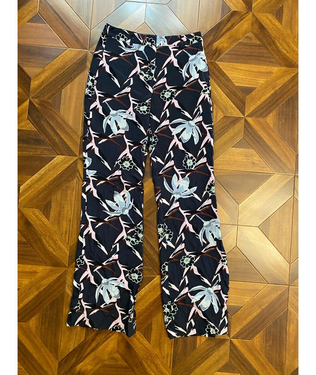 DOROTHEE SCHUMACHER Мульти шелковые прямые брюки, фото 7