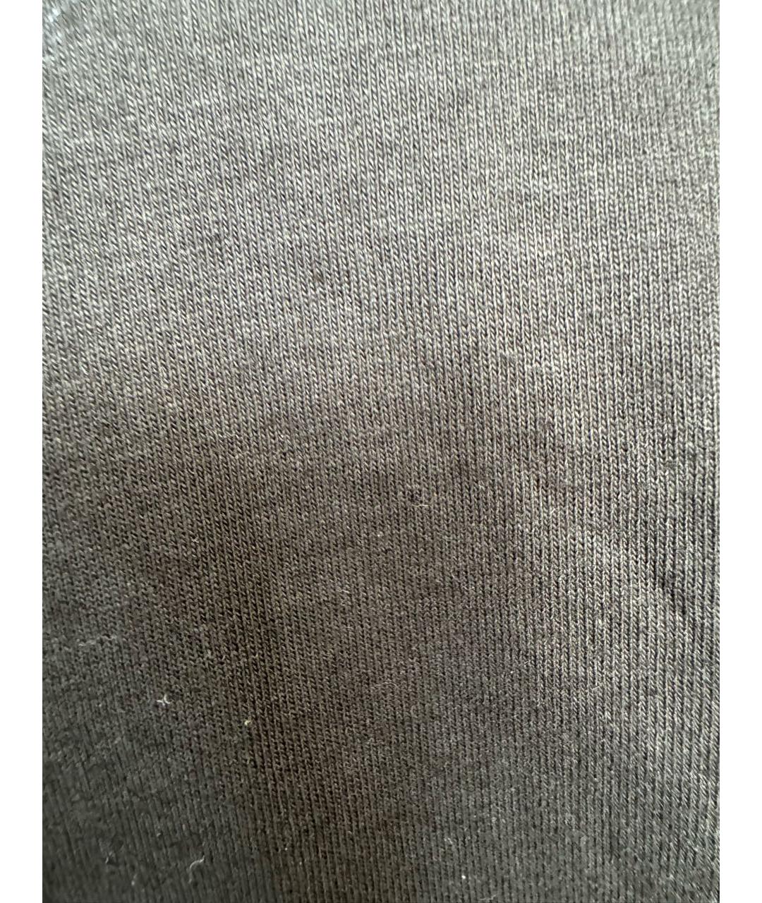 STUSSY Черная хлопковая футболка, фото 4