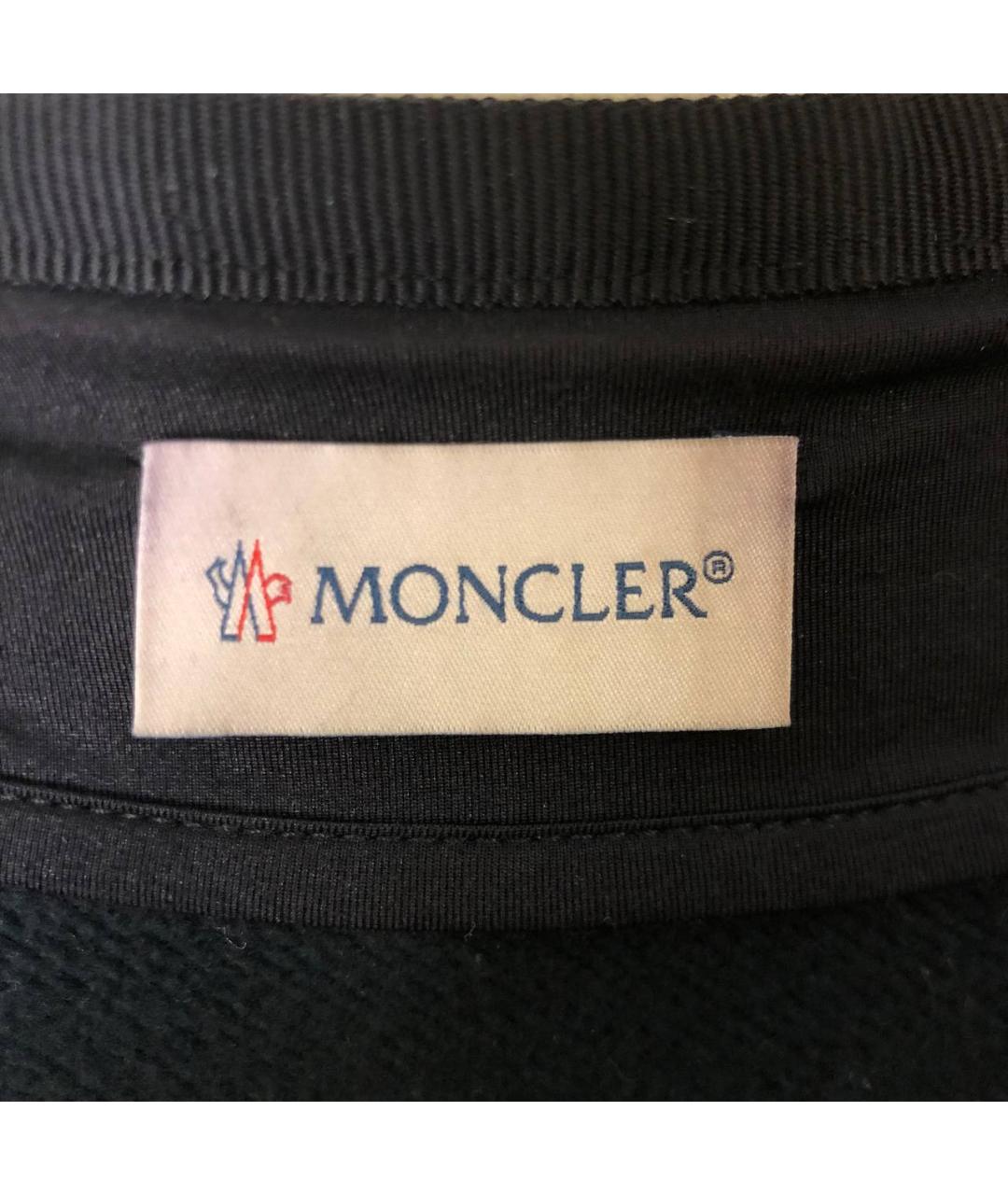 MONCLER Черная полиэстеровая куртка, фото 6