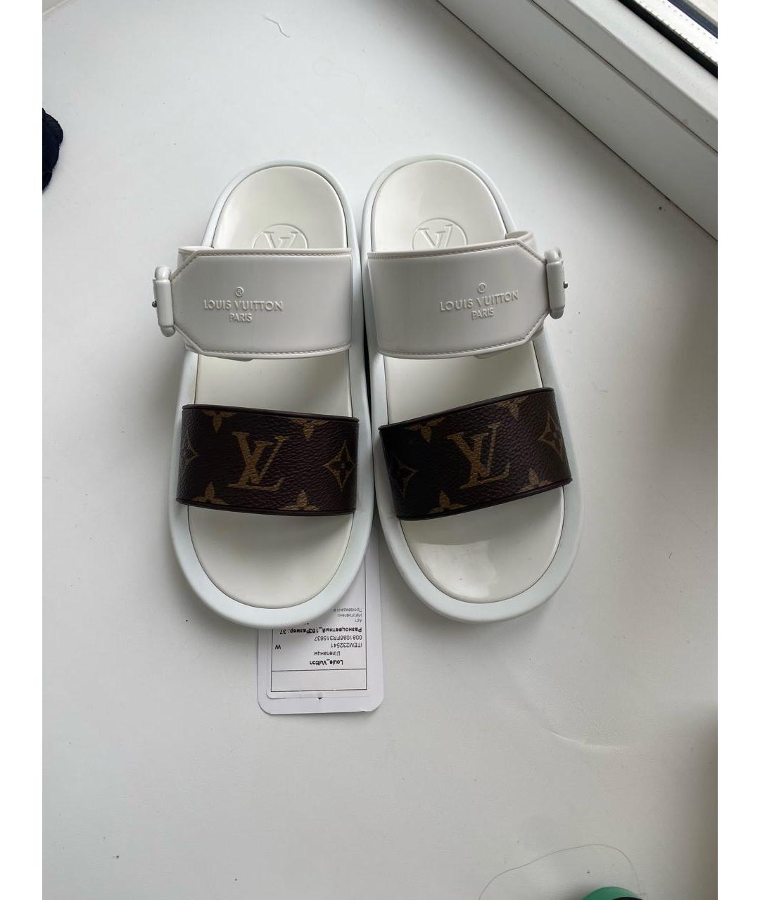 LOUIS VUITTON PRE-OWNED Шлепанцы, фото 3