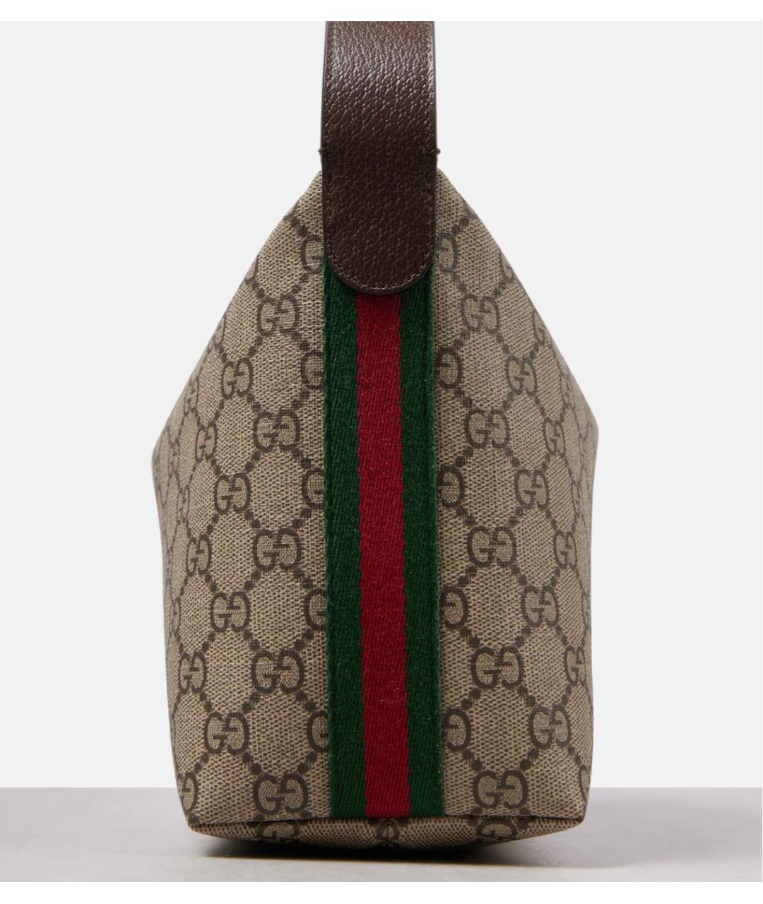 GUCCI Коричневая сумка через плечо, фото 3