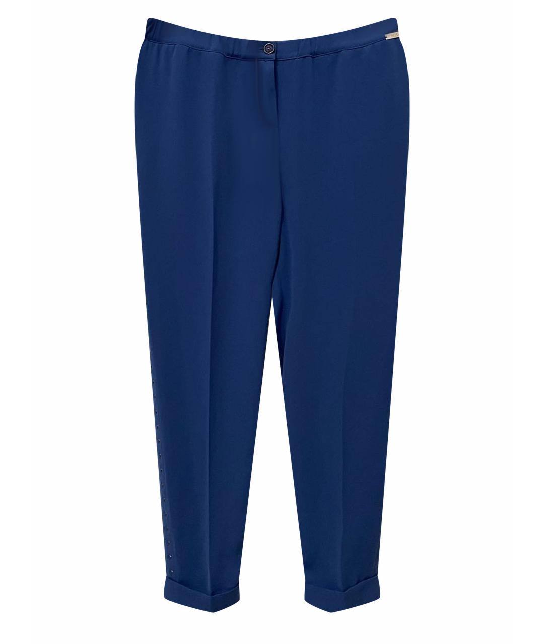 LIU JO Синие полиэстеровые брюки узкие, фото 1