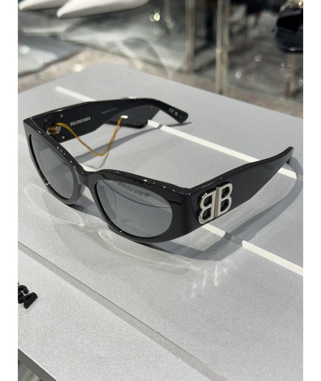 BALENCIAGA Черные солнцезащитные очки, фото 2
