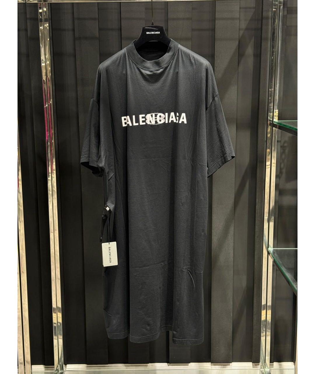 BALENCIAGA Серая футболка, фото 4