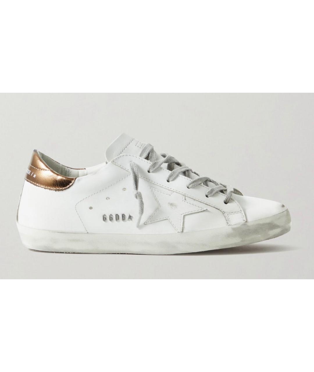 GOLDEN GOOSE DELUXE BRAND Белые кожаные кеды, фото 6