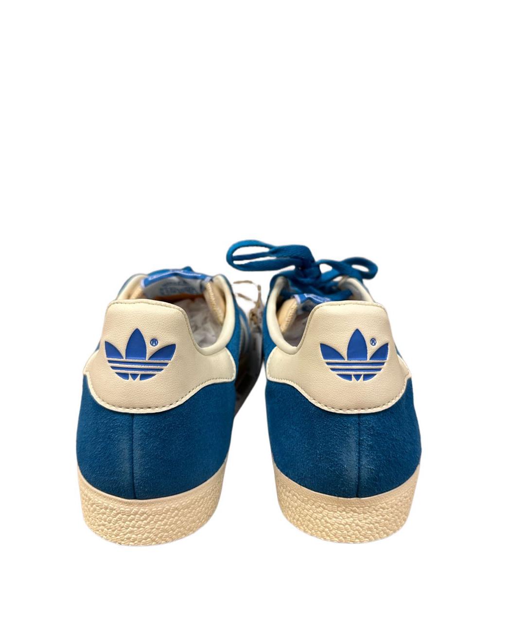 ADIDAS Синие замшевые кеды, фото 4