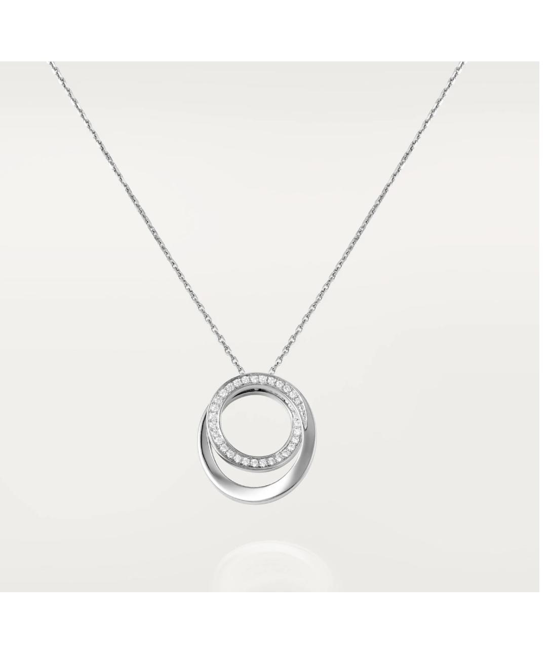 CARTIER Серебряное колье из белого золота, фото 10