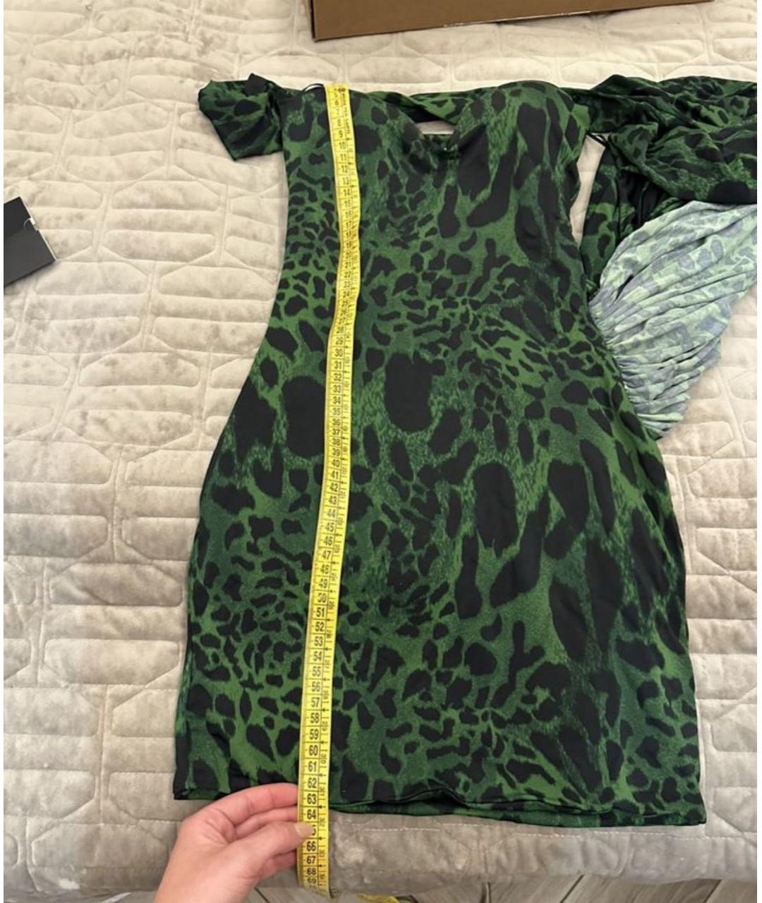 ALEXANDRE VAUTHIER Зеленые коктейльное платье, фото 6