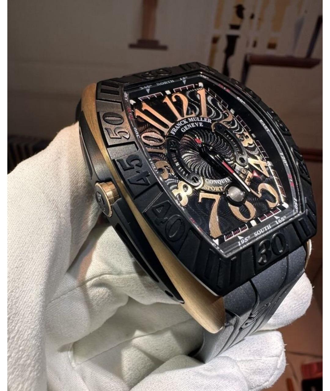 FRANCK MULLER Коричневые часы из розового золота, фото 2