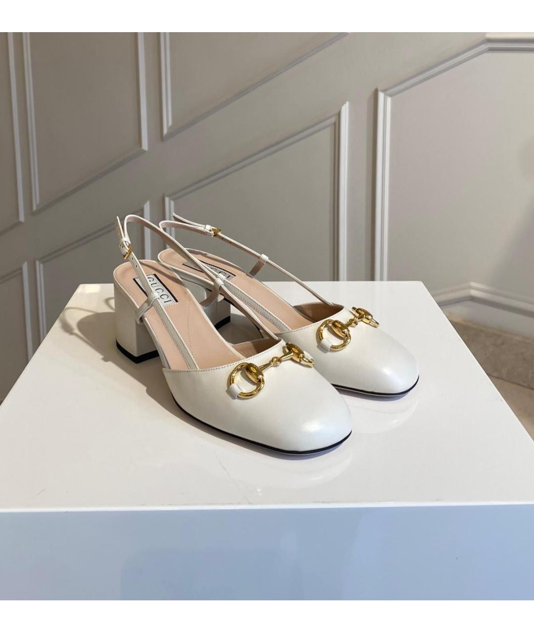 GUCCI Белые туфли, фото 2